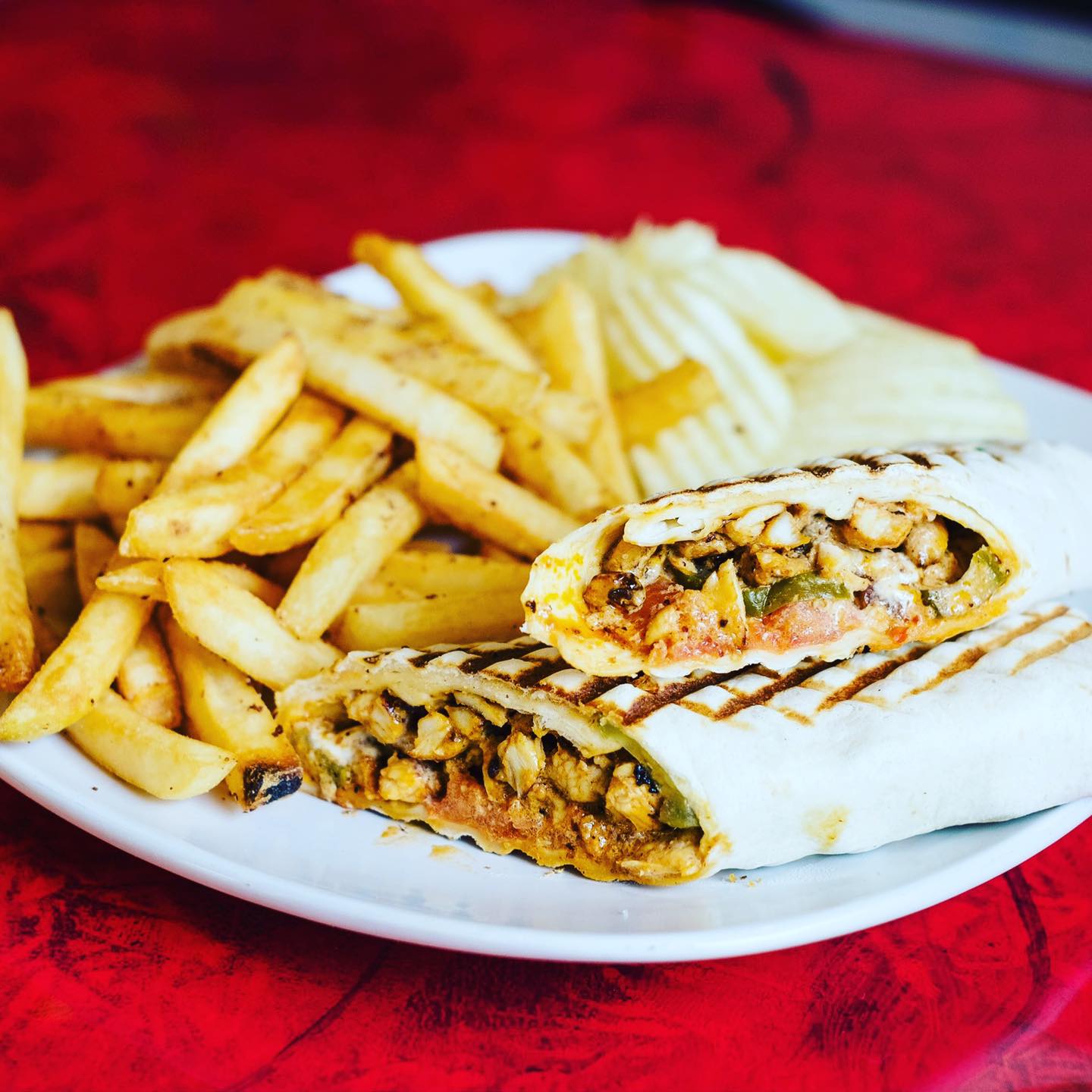 Order Chicken Shawarma Sandwich food online from Dijlah Market & Grill store, Raleigh on bringmethat.com