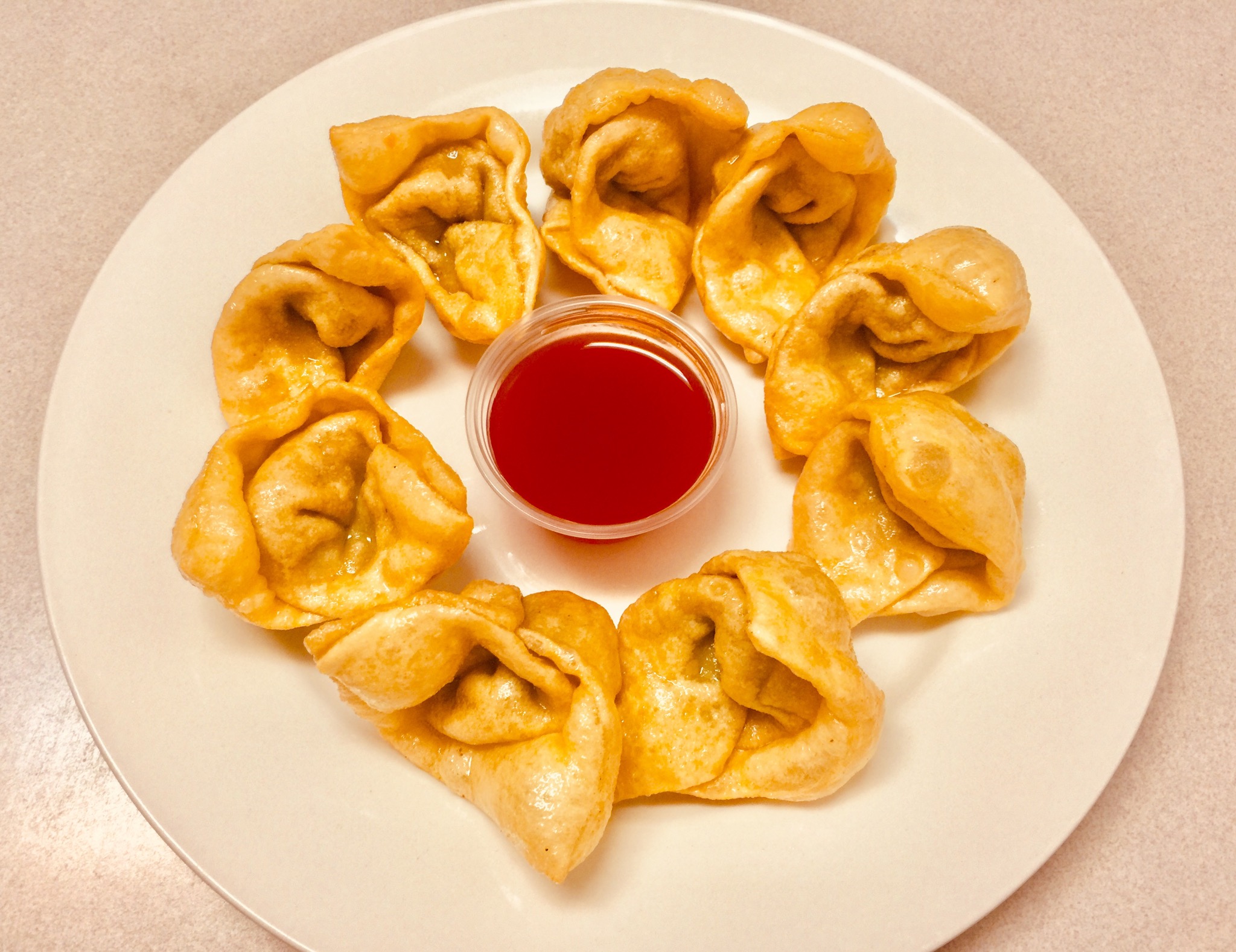 Order 13. Fried Wonton food online from Wing Shun Kitchen store, Holbrook on bringmethat.com