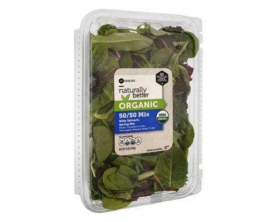 Order Se Grocers · Organic Baby Spinach & Spring Mix (16 oz) food online from Winn-Dixie store, Zachary on bringmethat.com