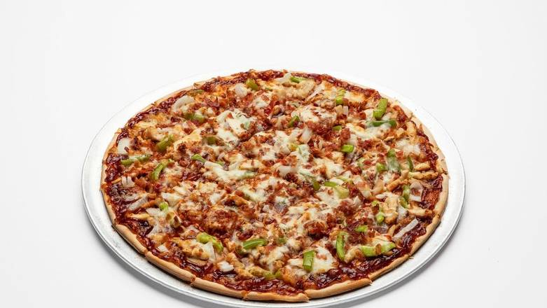 Order BBQ Chicken Pizza-Large food online from Carbone's Pizzeria store, Woodbury on bringmethat.com