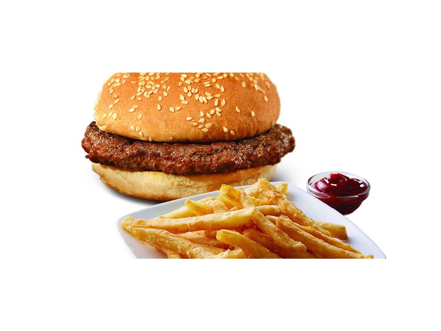 Order Hamburger with Fries food online from Papa Gino's store, Foxborough on bringmethat.com