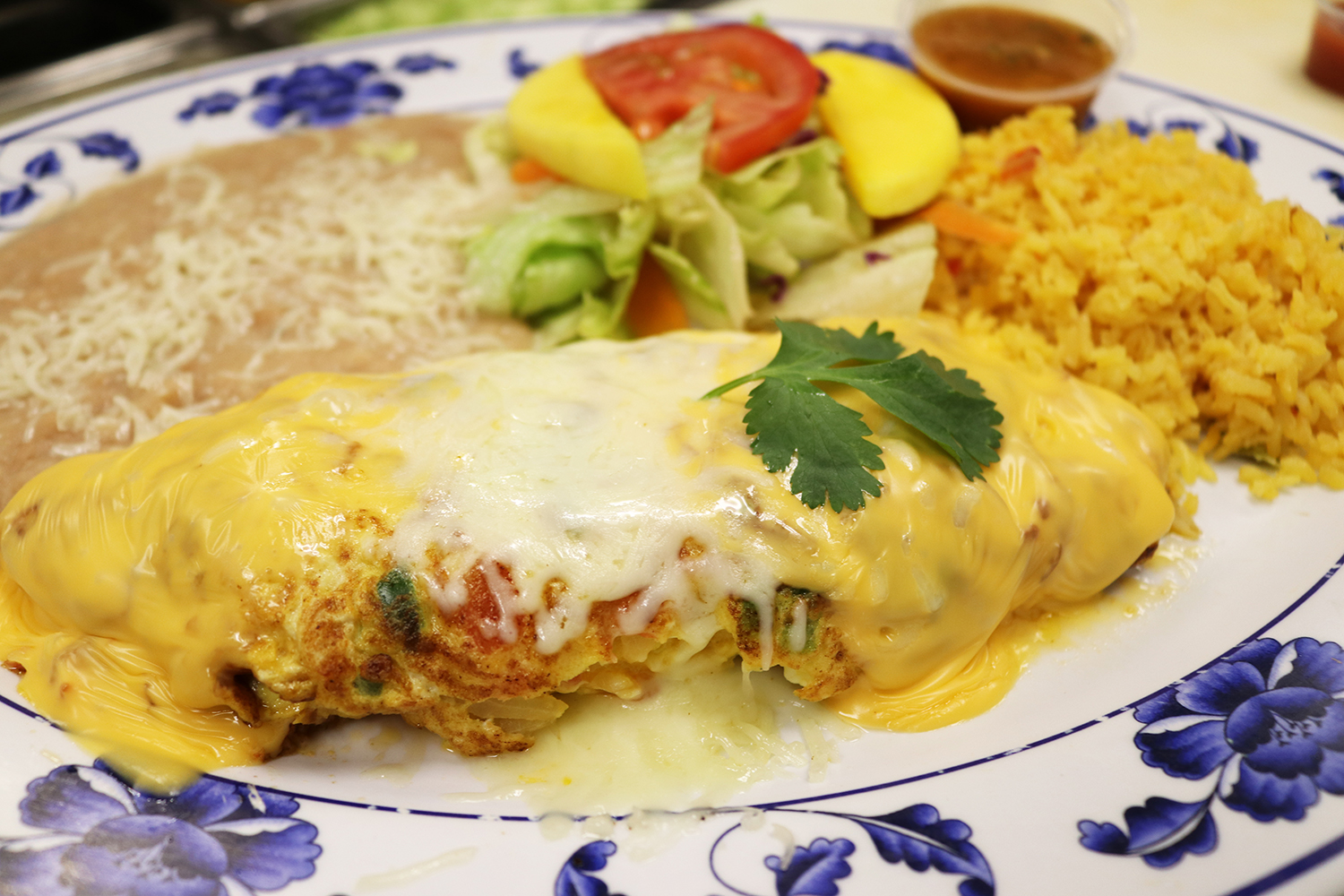 Order Omelette a la Mexicana food online from Tequilas Taqueria store, San Jose on bringmethat.com