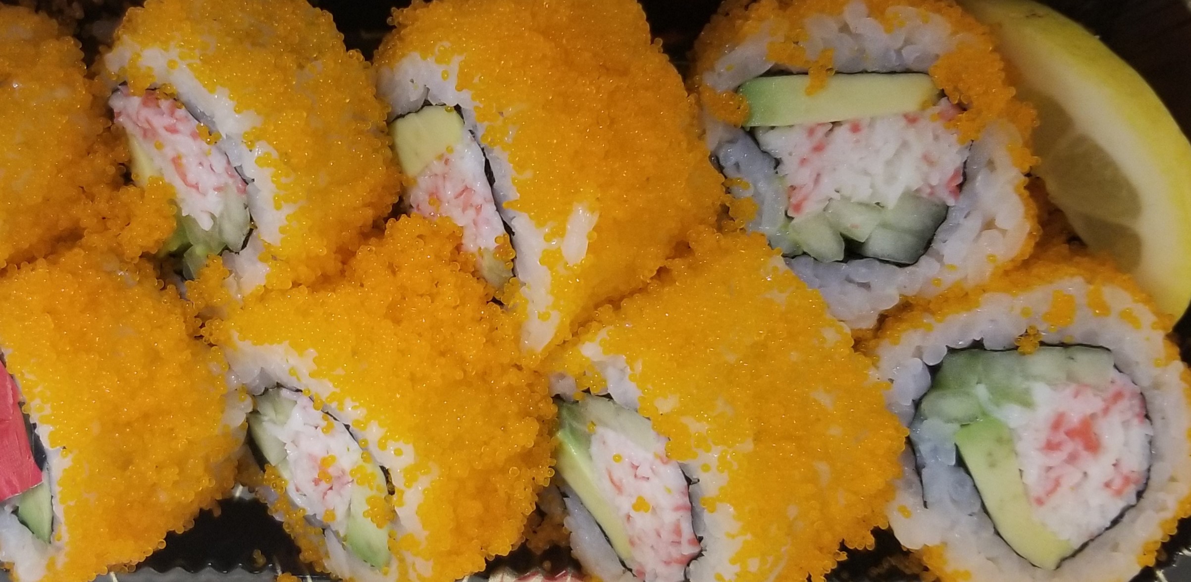 Order California Roll Deluxe food online from Wajo Sushi store, Wheeling on bringmethat.com