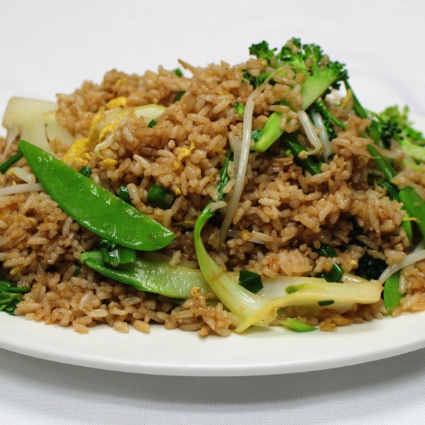 Order Vegetable Fried Rice food online from Red Lantern Chinese Cuisine store, Glendora on bringmethat.com