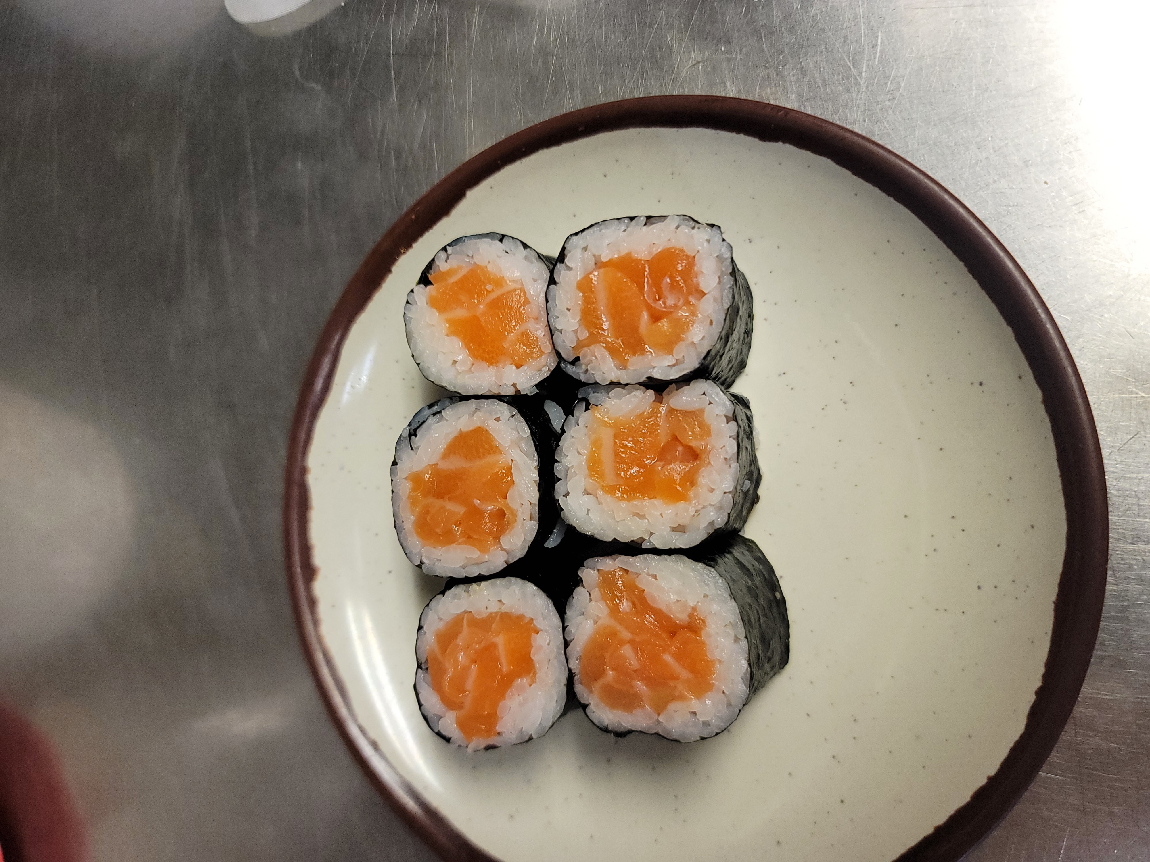 Order Sake Roll food online from Joy Sushi store, San Mateo on bringmethat.com