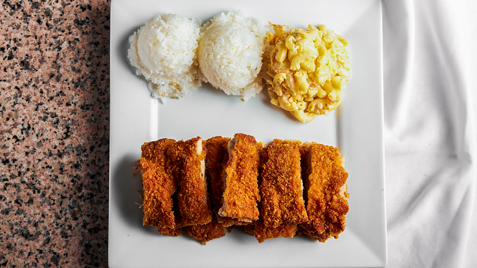 Order Chicken Katsu Lunch Plate food online from Maui Hawaiian Bbq store, Fountain Valley on bringmethat.com