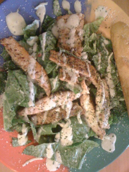 Order Salmon Caesar Salad food online from Seafood Express store, Jacksonville on bringmethat.com