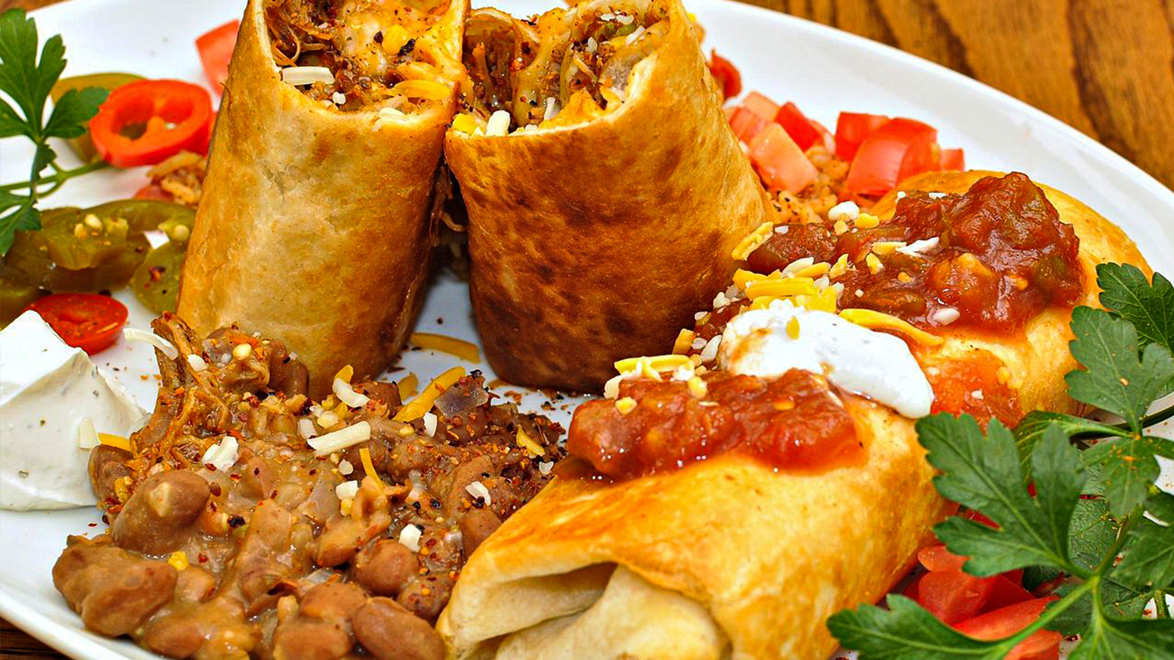 Order Chimichangas food online from Burrito Loco store, Commack on bringmethat.com