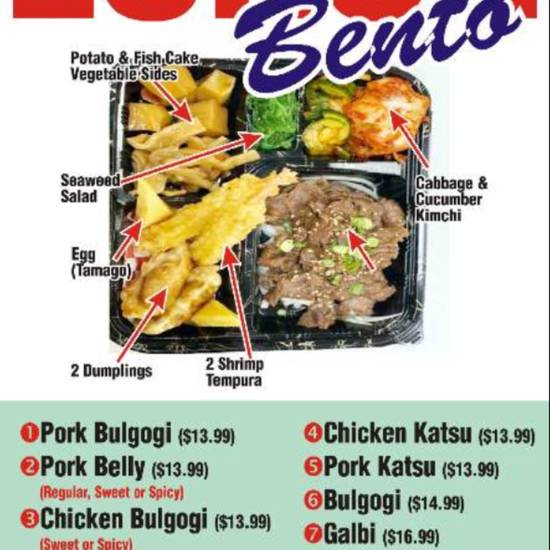 Order Galbi Lunch Bento food online from Gogi store, Chandler on bringmethat.com
