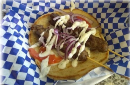 Order Bifteki Kebob with Pita food online from Taste Of Greek store, Kingwood on bringmethat.com