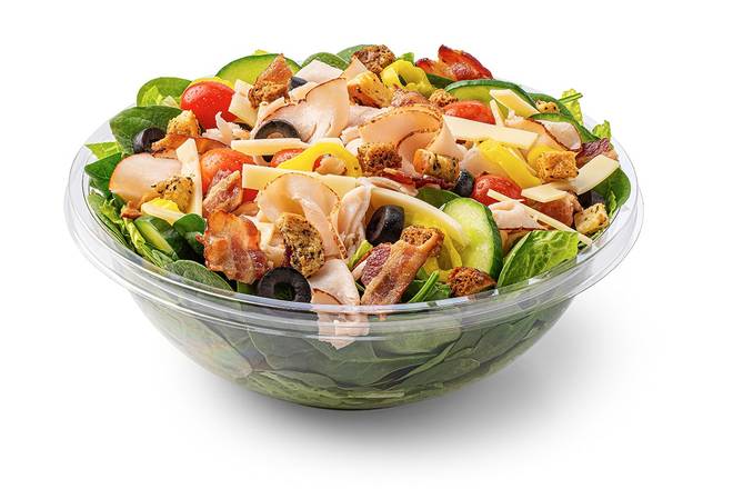 Order Turkey Club Salad food online from Dibella Subs store, Troy on bringmethat.com