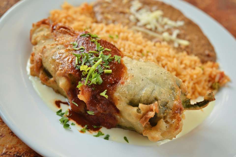 Order Chili Relleno food online from No Mas! Hacienda store, Atlanta on bringmethat.com