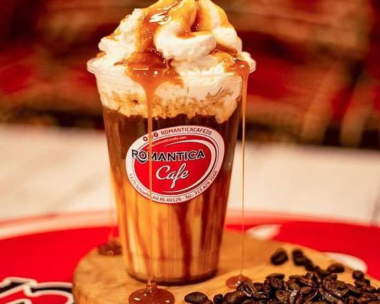Order Iced Toffee Latte food online from Romantica Cafe store, Dearborn on bringmethat.com