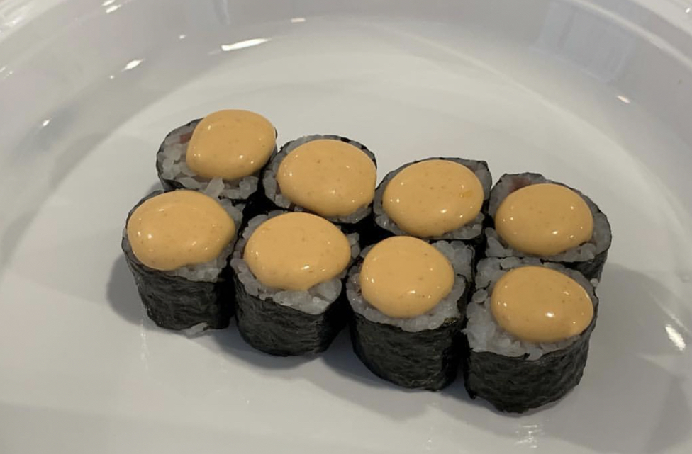 Order Spicy Salmon Roll food online from Al Chu Sushi store, Wilmington on bringmethat.com
