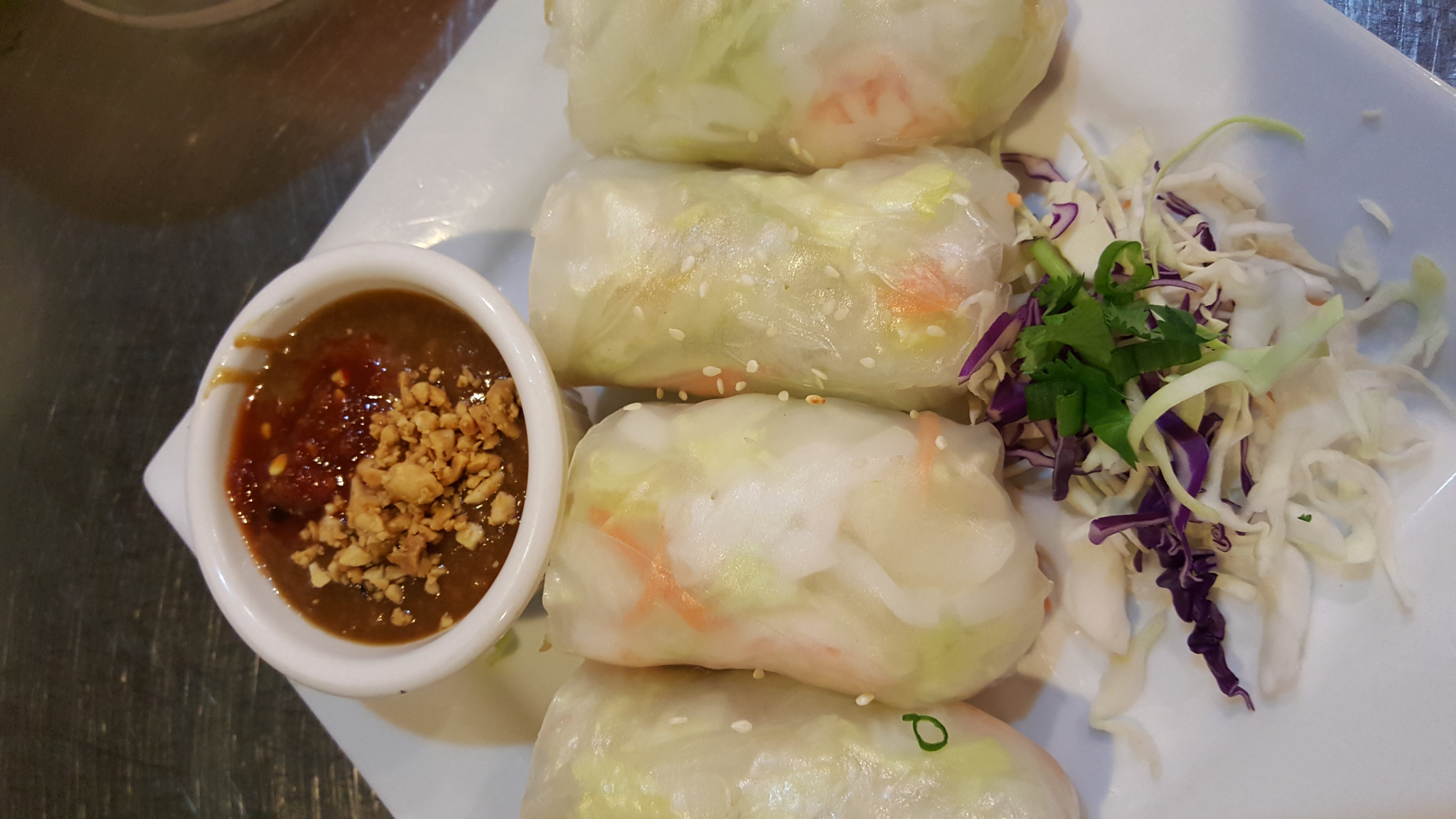 Order 3. Fresh Rolls food online from Aroma Thai Restaurant store, Imperial Beach on bringmethat.com