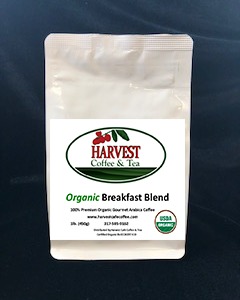 Order Organic Breakfast Blend Coffee food online from Harvest Cafe Coffee & Tea store, Indianapolis on bringmethat.com