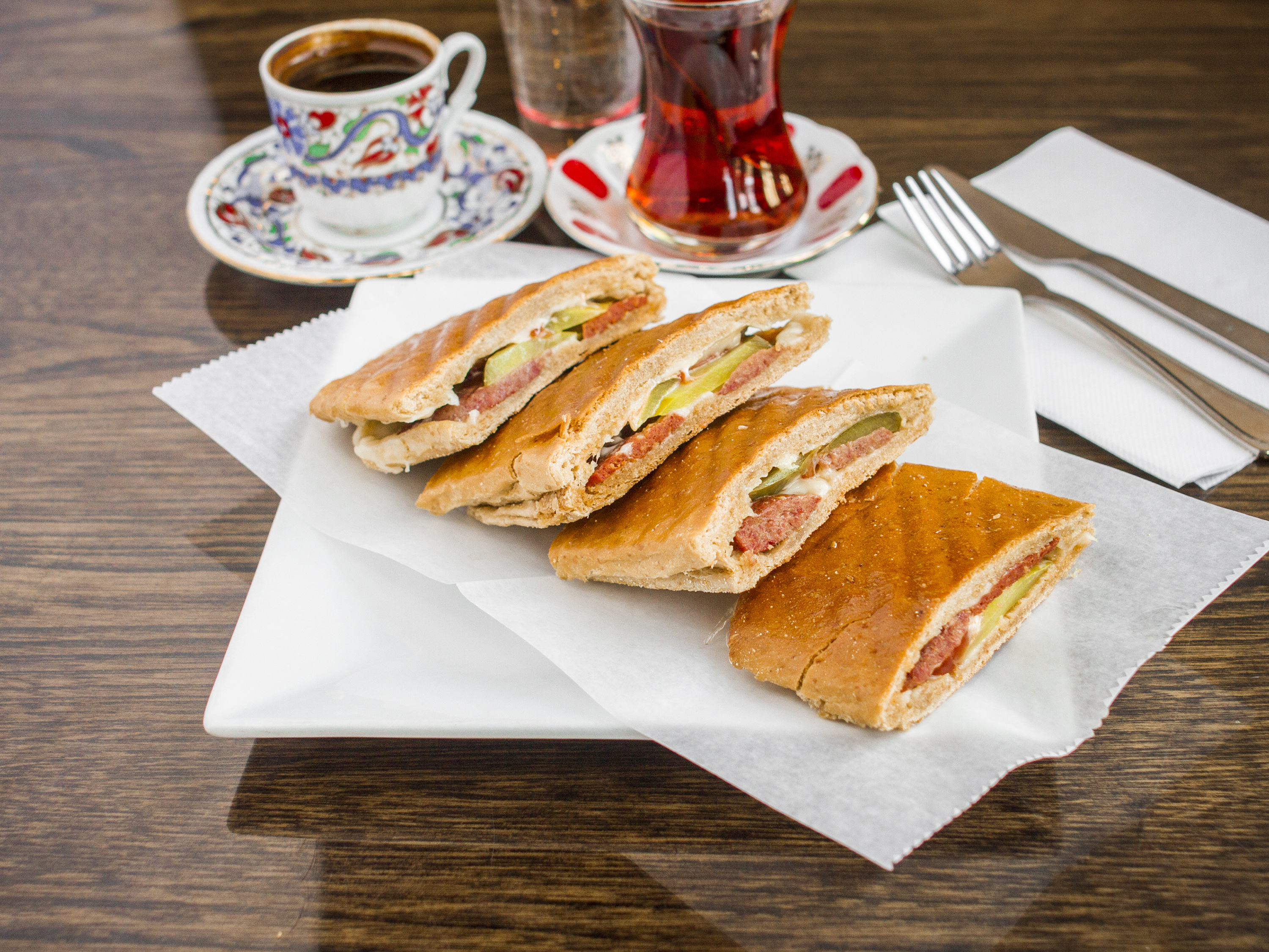 Order Caprese Panini food online from Ant Bookstore & Cafe store, Clifton on bringmethat.com