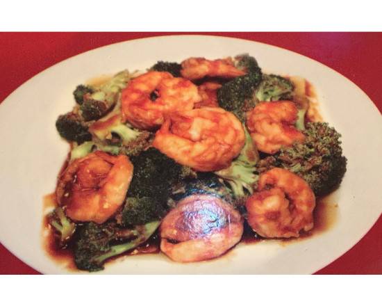 Order Shrimp with Broccoli food online from Hunan Cafe store, Falls Church on bringmethat.com