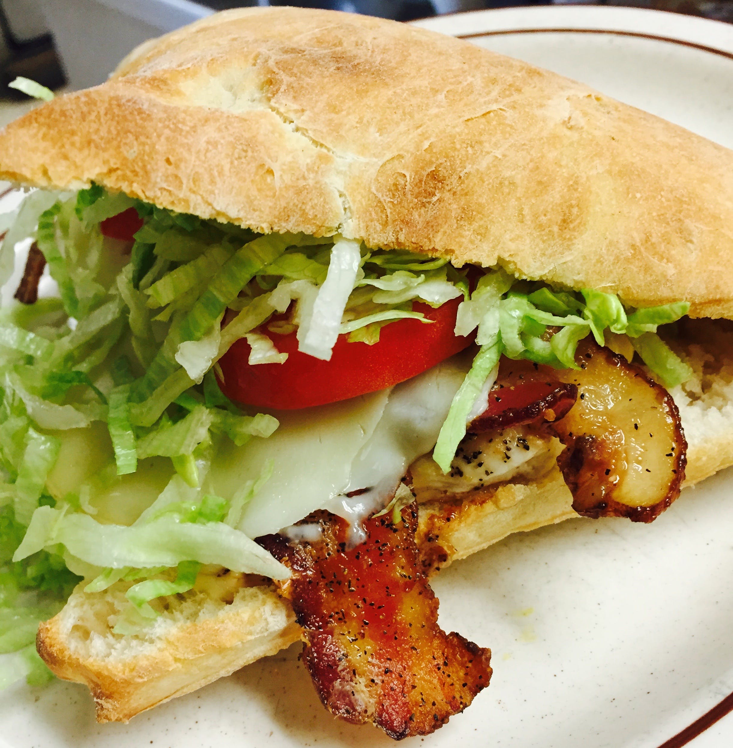 Order Grilled Chicken Panini - Panini food online from Capri Restaurant store, Natrona Heights on bringmethat.com