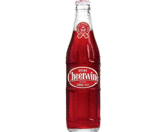 Order Cheerwine Glass Bottle 12 oz food online from Sloan store, West Palm Beach on bringmethat.com