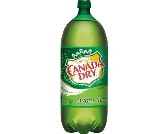 Order Canada Dry Ginger Ale, 2L mixer food online from Pit Stop Liquor Mart store, El Monte on bringmethat.com