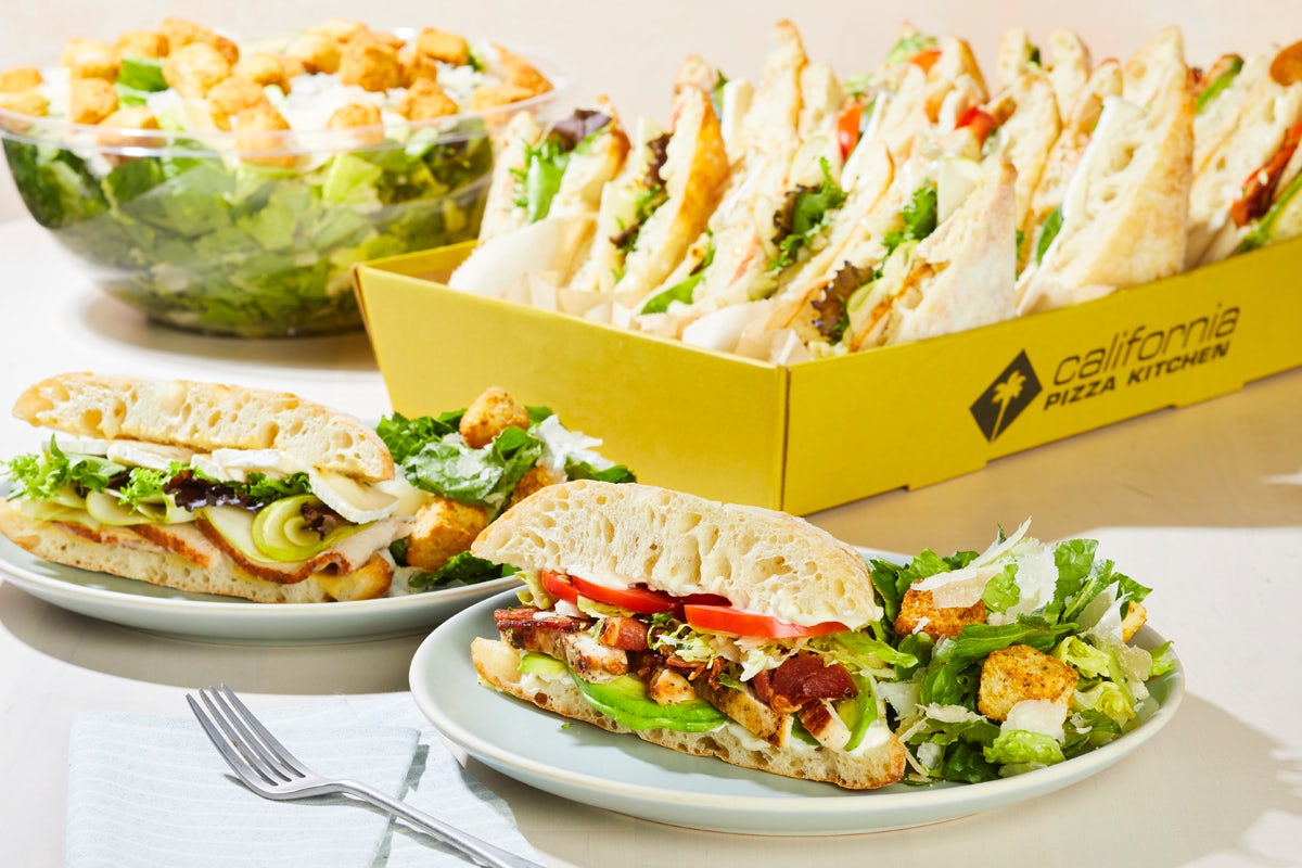 Order SMALL - COLD SANDWICH PACKAGE food online from California Pizza Kitchen store, Hollywood on bringmethat.com