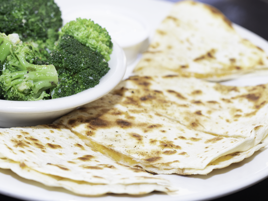 Order Kid Quesadilla food online from Rockfish Seafood Grill store, The Colony on bringmethat.com