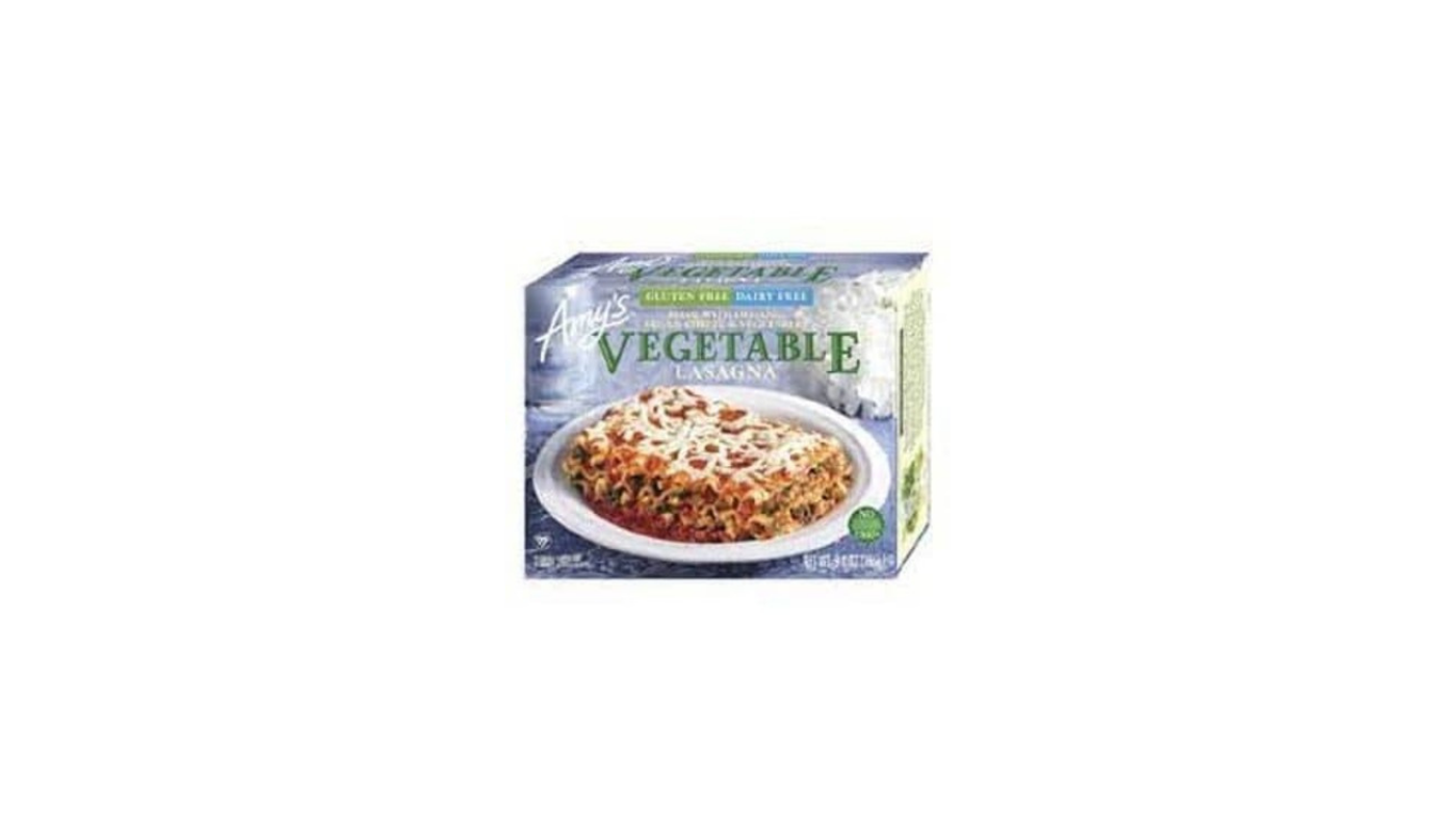 Order Amy's Kitchen Dairy Free and Gluten Free Vegetable Lasagna food online from Luv Mart store, Santa Cruz on bringmethat.com
