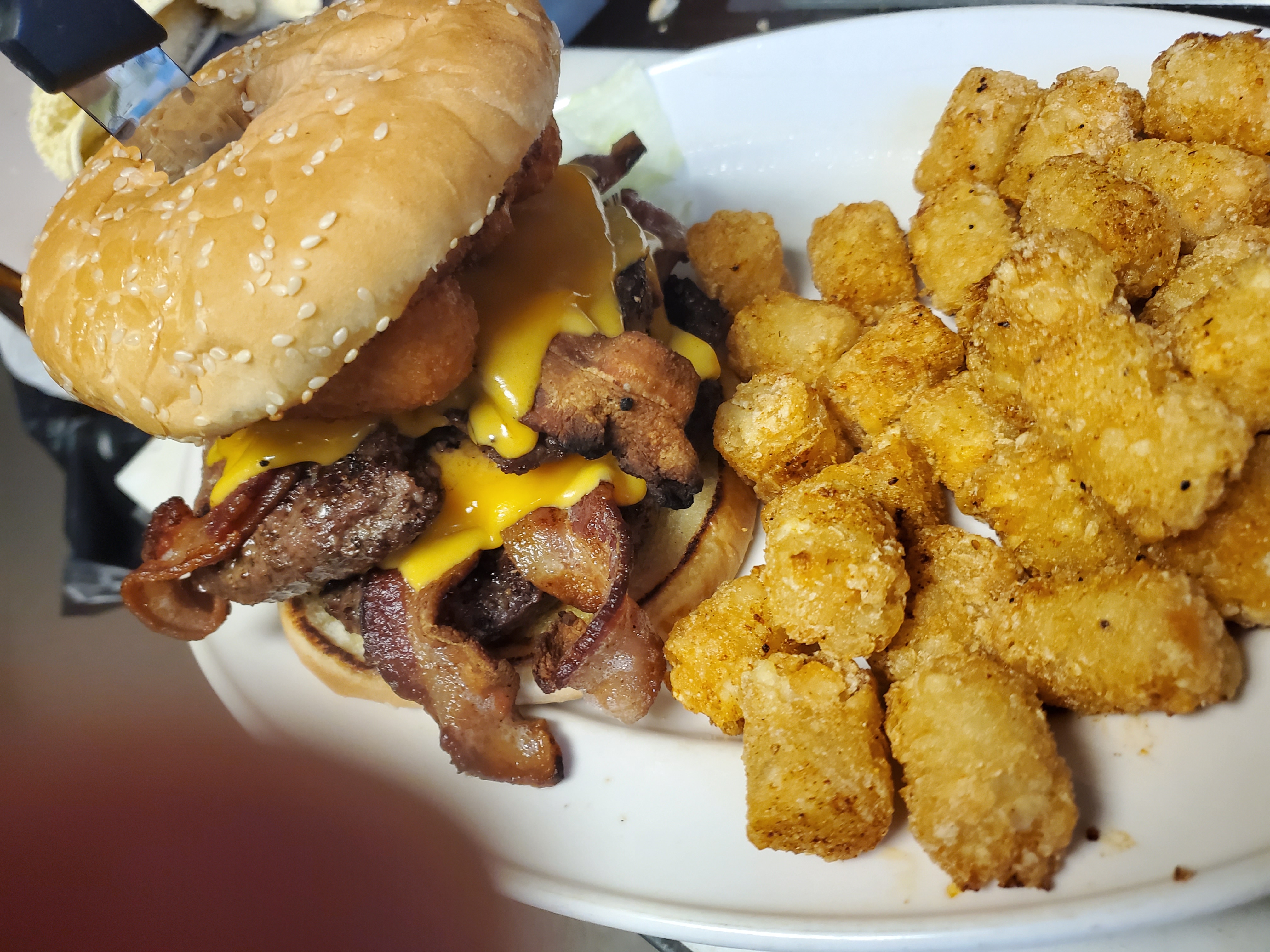 Order Abbott Burger food online from Roadhouse Saloon store, Idaho Falls on bringmethat.com