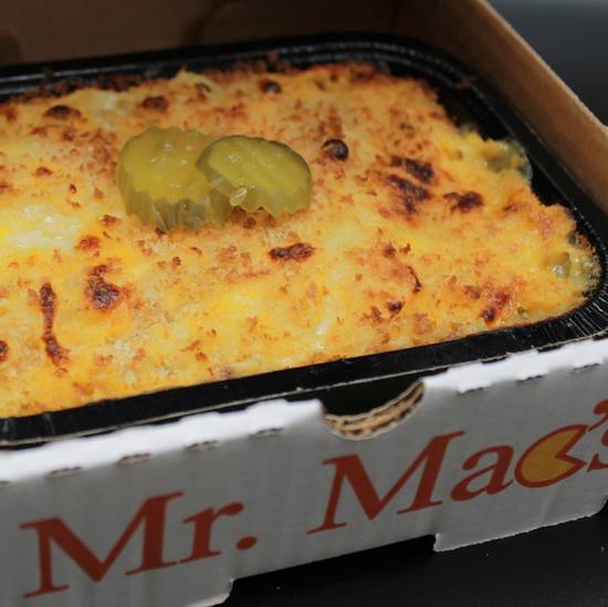Order Small Chzburger Deluxe food online from Mr. Mac Macaroni & Cheese store, Manchester on bringmethat.com