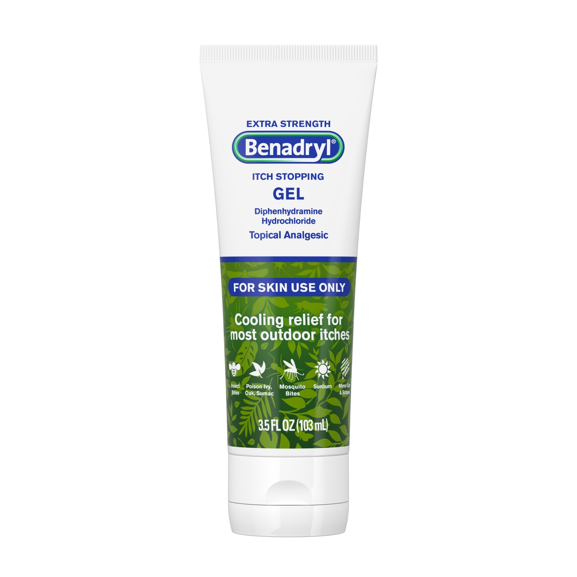 Order Benadryl Extra Strength Cooling Relief Anti-Itch Gel - 3.5 fl oz food online from Rite Aid store, Aston on bringmethat.com