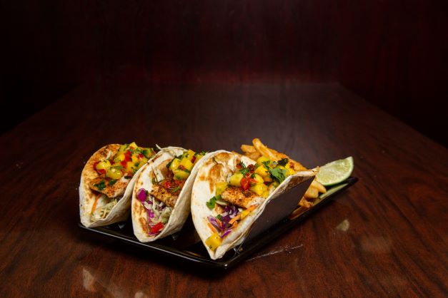 Order Mahi Tacos food online from Black Rock Bar & Grill store, Toledo on bringmethat.com