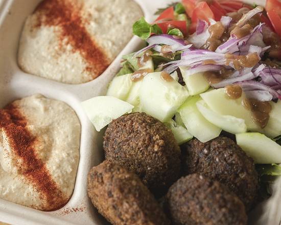 Order Falafel Plate food online from SF Wraps store, SF on bringmethat.com