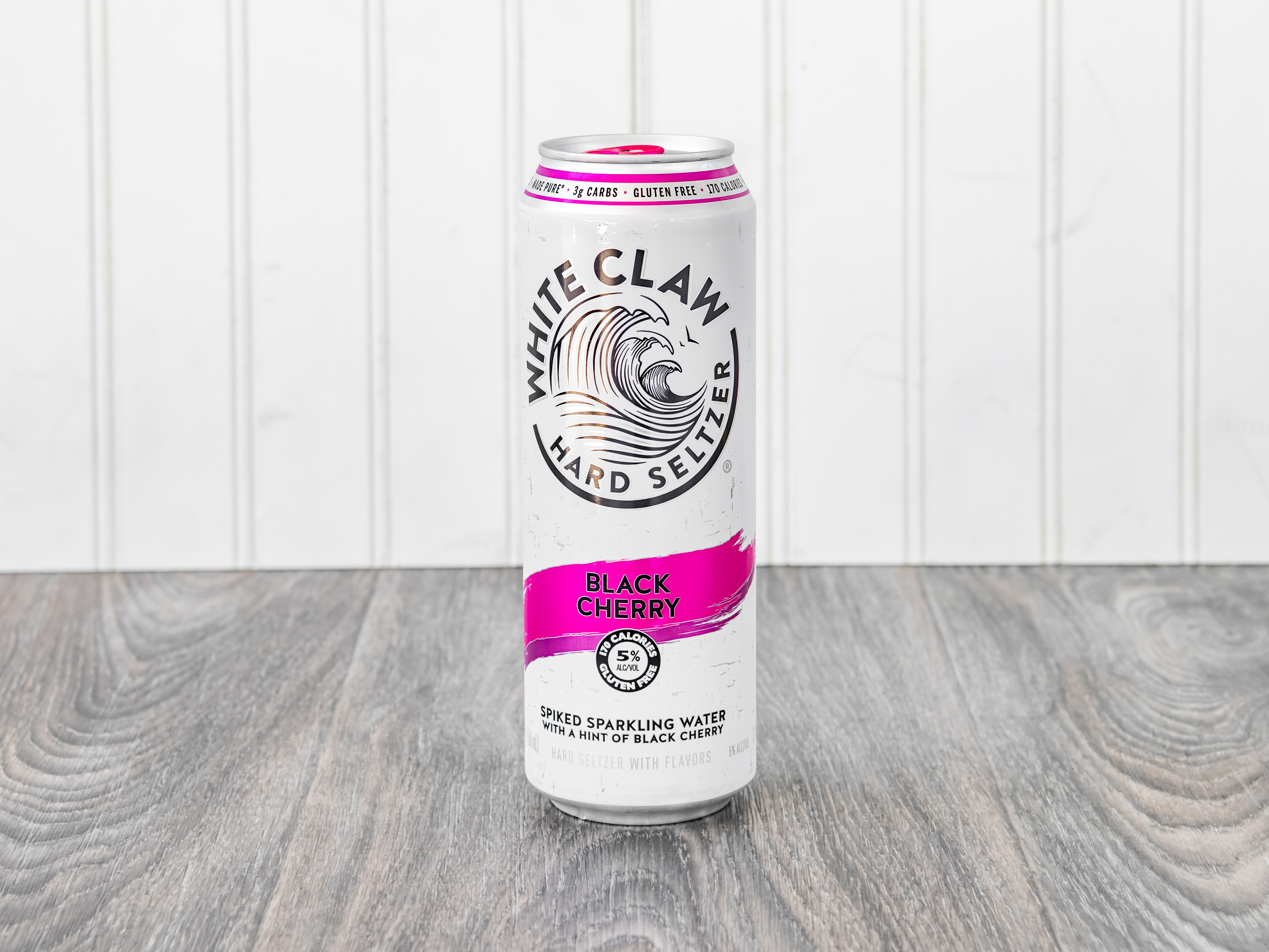 Order White Claw Black Cherry 24 oz Can food online from Chevron Extramile store, Castro Valley on bringmethat.com