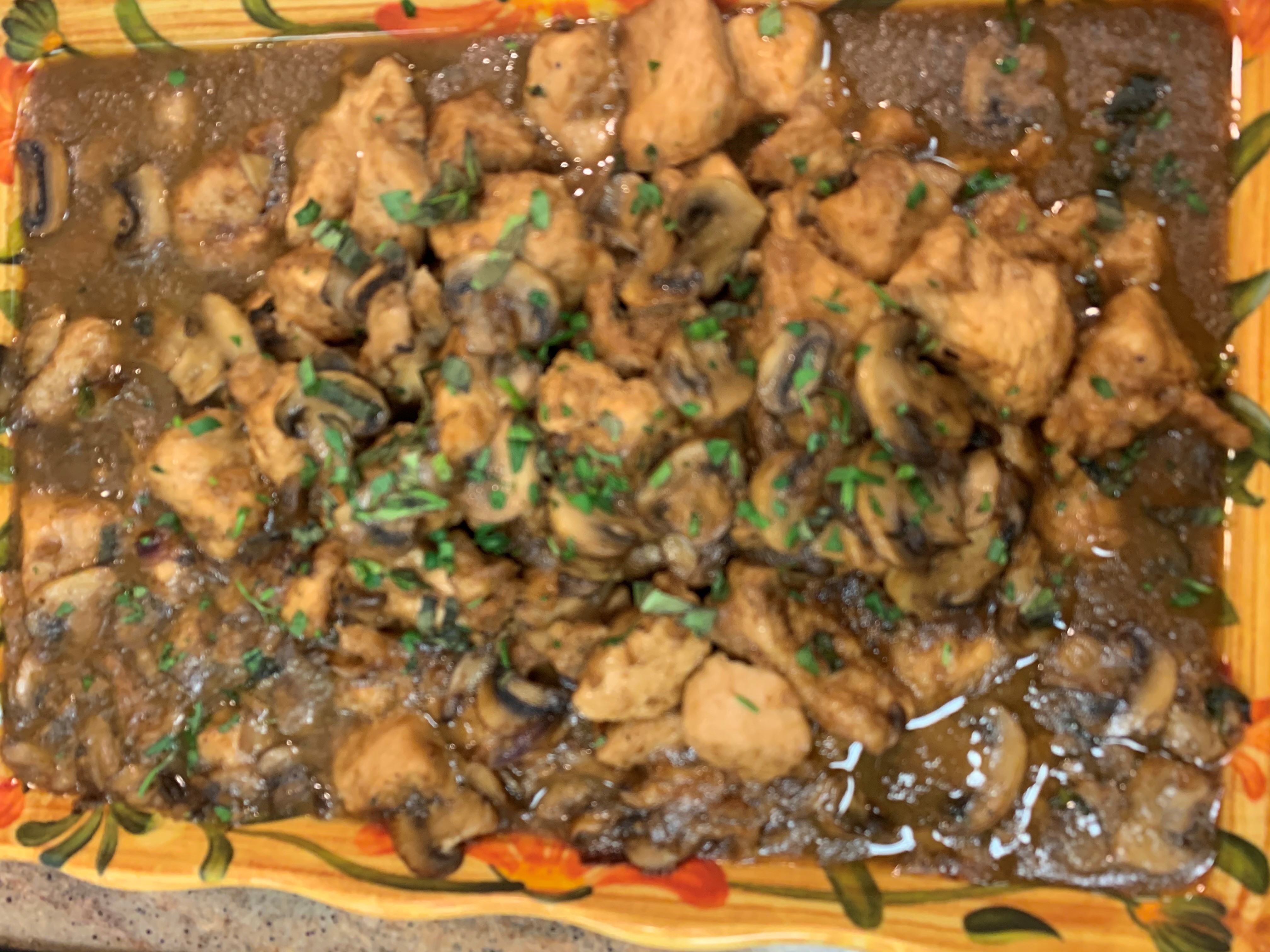 Order Chicken Marsala food online from Benvenuti Italian Specialties & Catering store, Garwood on bringmethat.com