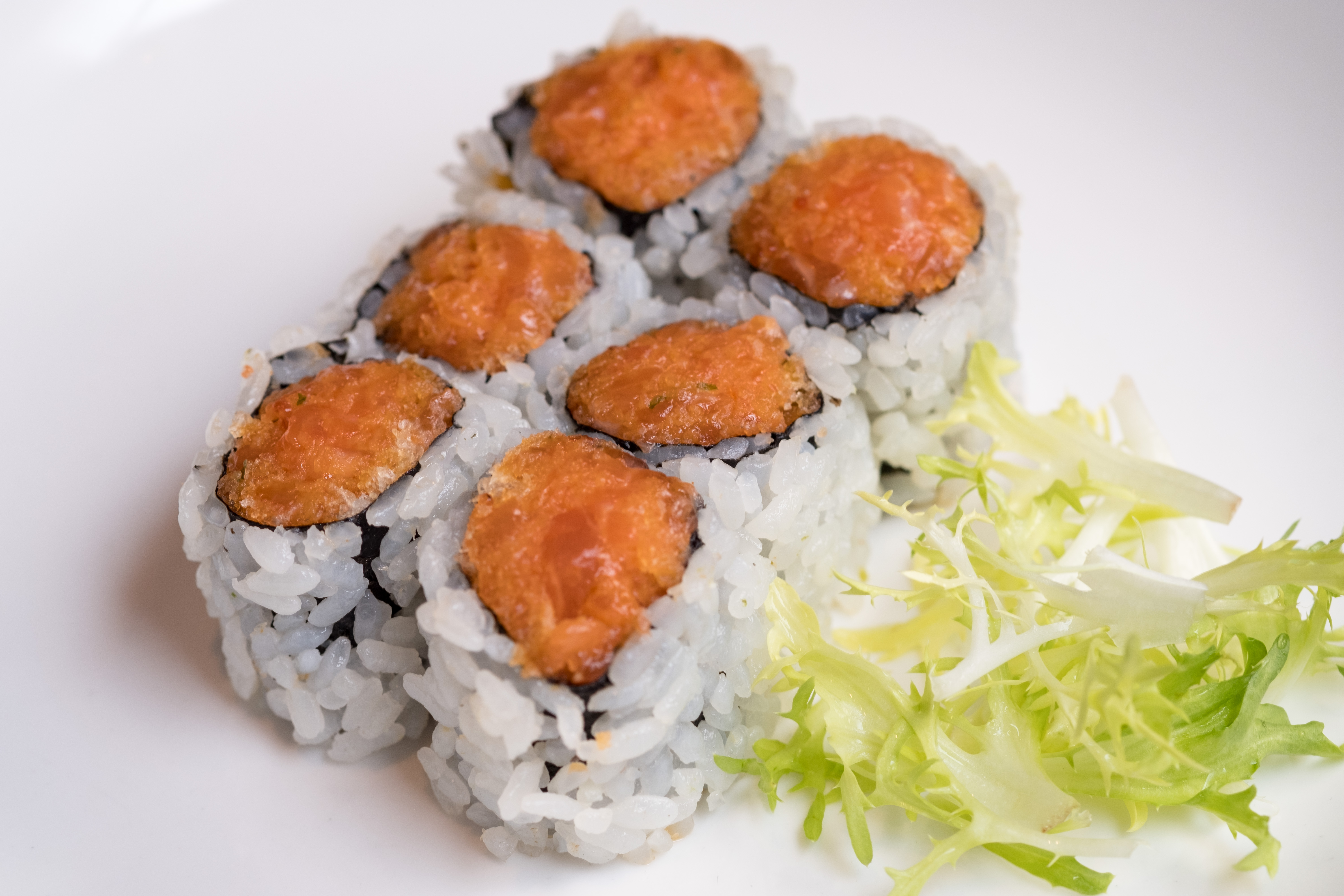 Order Spicy Salmon Roll food online from Fushimi - Staten Island store, Staten Island on bringmethat.com