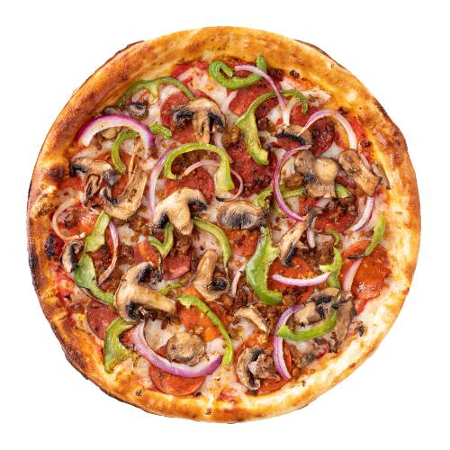 Order Deluxe Pizza food online from Rapid Fired Pizza store, Union on bringmethat.com
