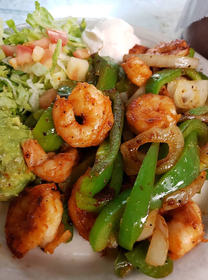 Order Shrimp Fajita food online from Connie Mexico Cafe store, Wichita on bringmethat.com