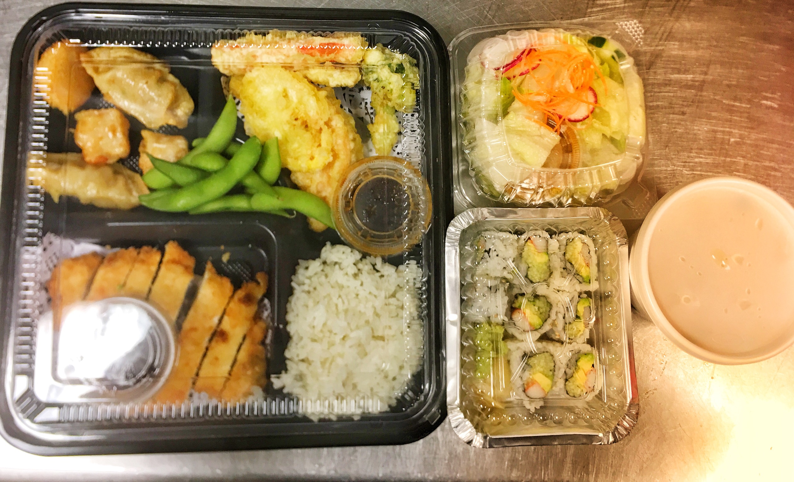 Order Chicken Katsu Bento Box food online from Sushi Osaka store, Ithaca on bringmethat.com