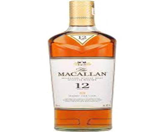 Order Macallan 12 Year Old 750 ml 43% food online from Pacific Liquor Market store, Bell Gardens on bringmethat.com