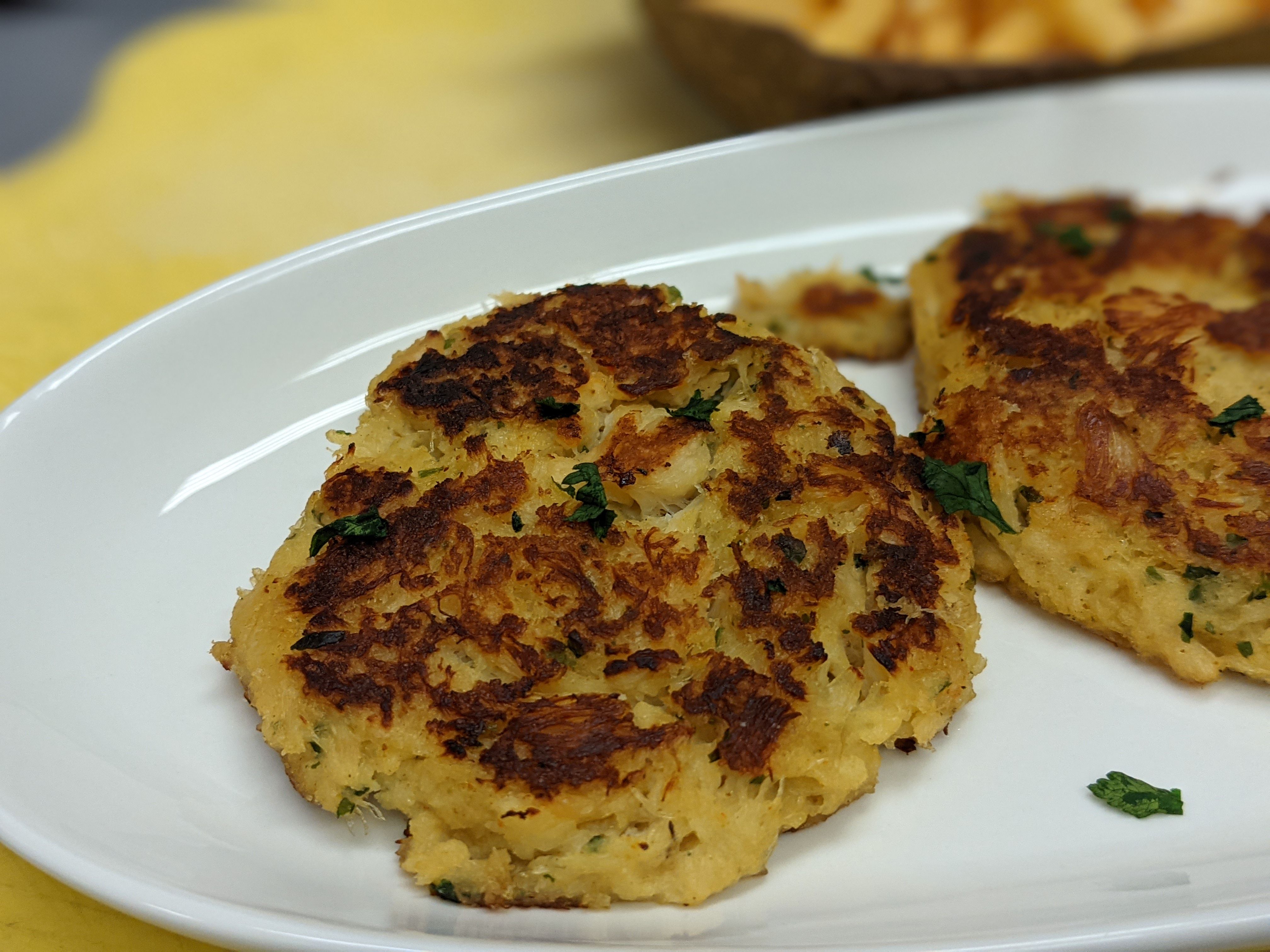 Order Crab Cakes (1) food online from The Kitchen Takeout store, Norristown on bringmethat.com