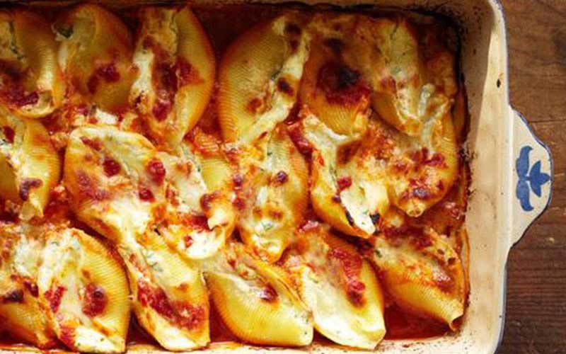 Order Baked Stuffed Shells food online from Picasso Pizza store, New York on bringmethat.com