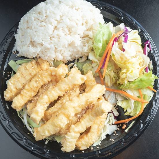 Order Calamari Plate food online from Teriyaki Grill store, Sacramento on bringmethat.com