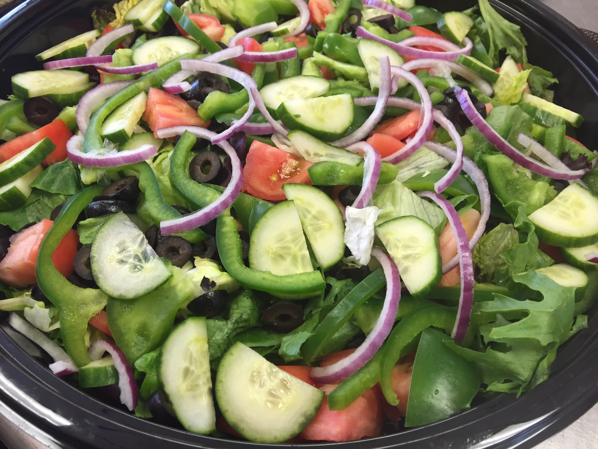 Order Garden Salad food online from Maria's Pizza & Wings store, Cranston on bringmethat.com