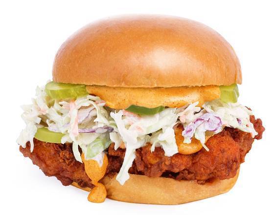 Order Nashville Hot Fried Chicken Sandwich food online from Wonder Wings store, San Diego on bringmethat.com