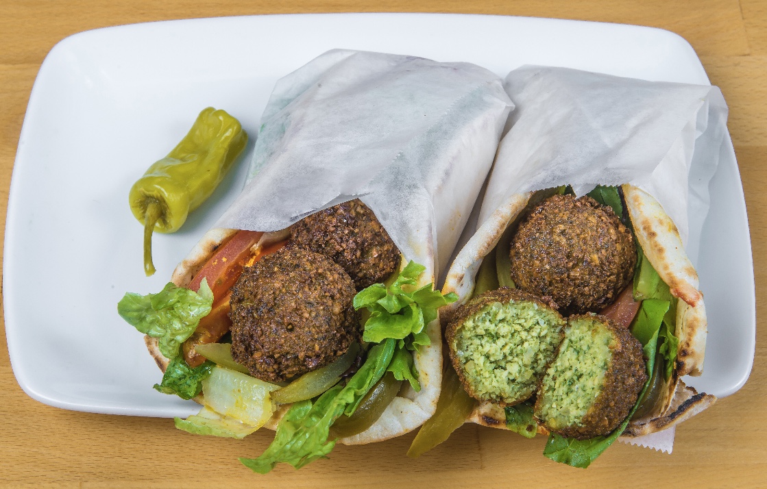 Order Falafel Wrap food online from Pita Cafe store, Los Angeles on bringmethat.com