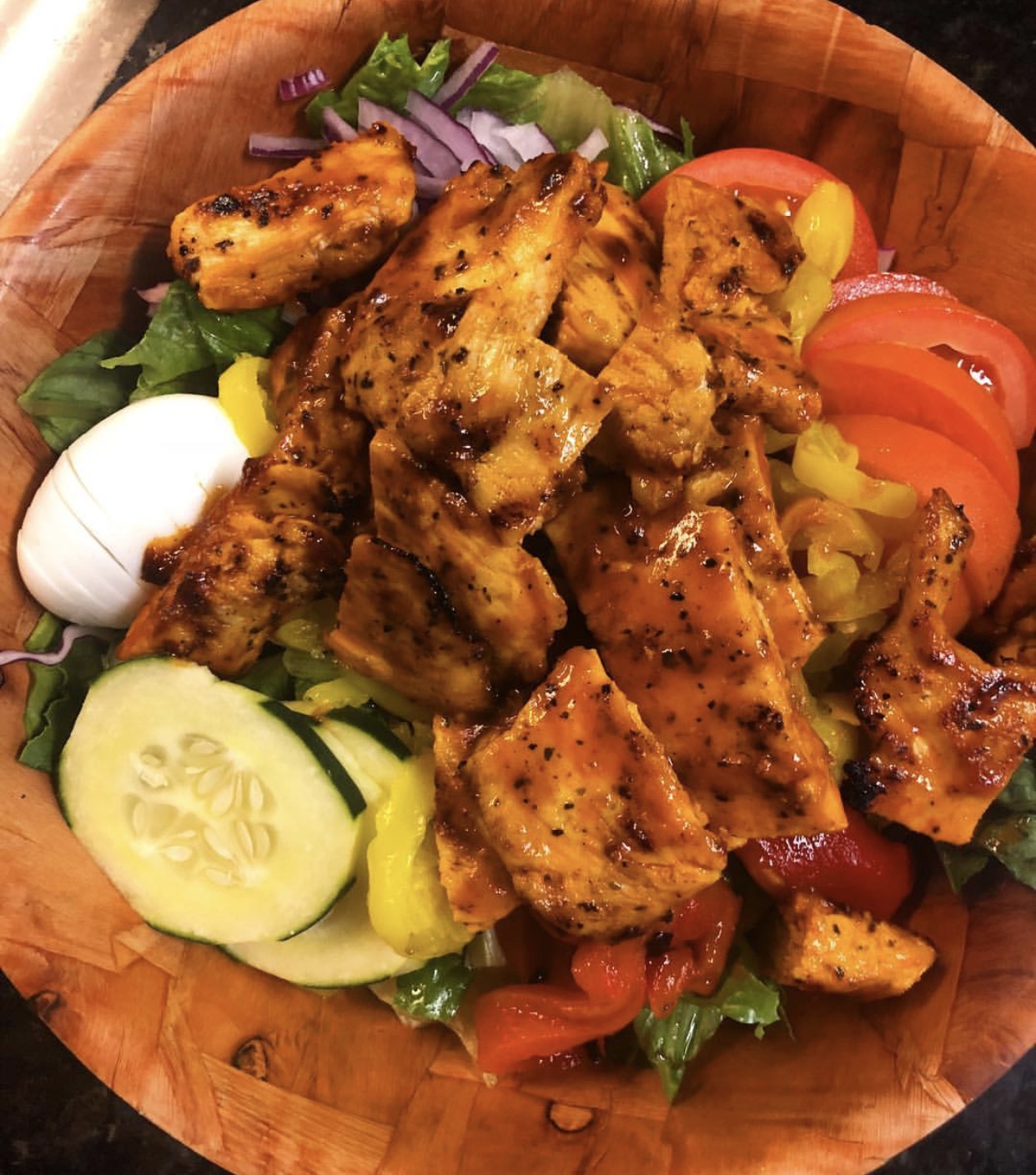 Order Grilled Chicken Salad food online from Colonial Pizza store, Philadelphia on bringmethat.com