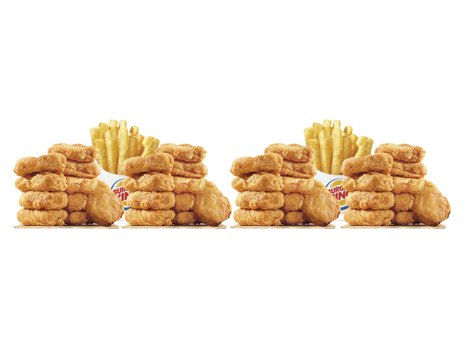 Order 40 Nuggets & Fries Bundle food online from Burger King store, Streamwood on bringmethat.com