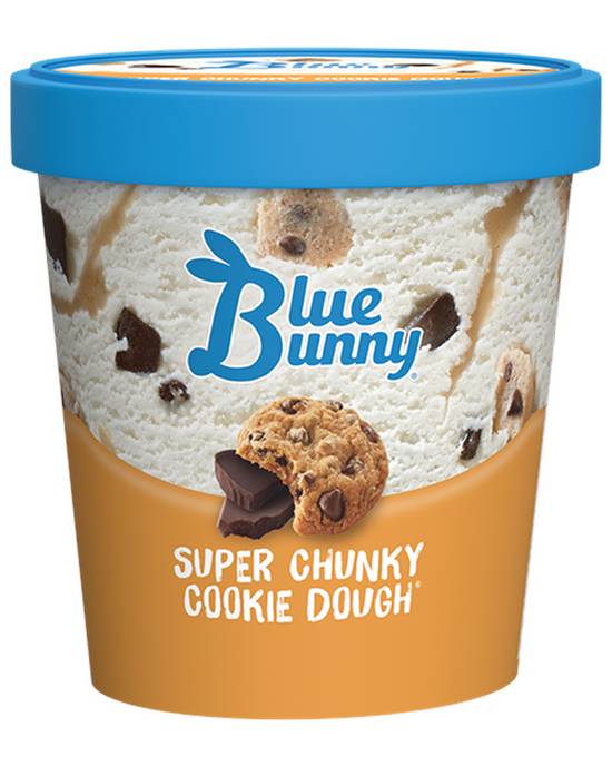 Order Blue Bunny Super Chunky Cookie Dough food online from Red Roof Market store, Lafollette on bringmethat.com