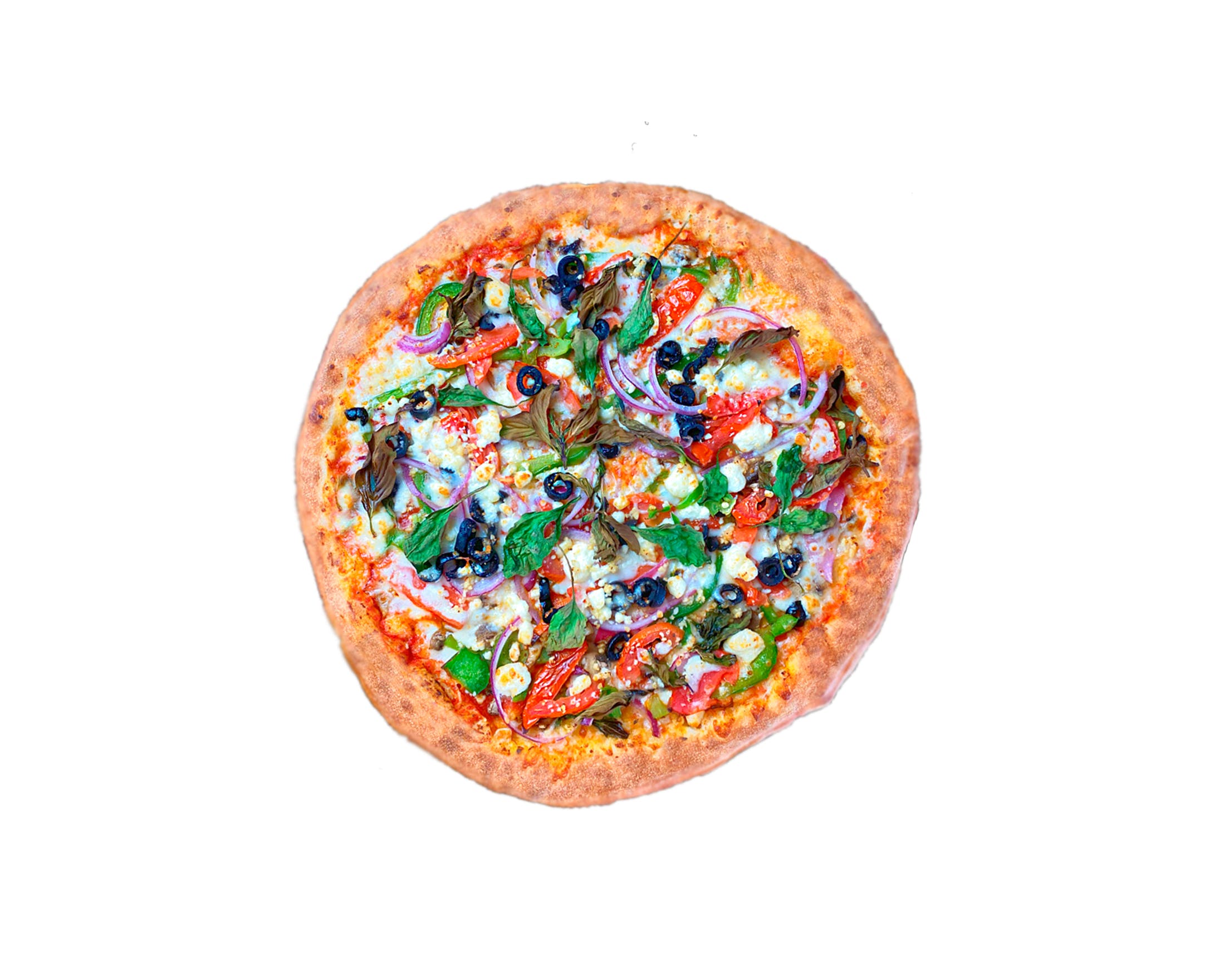 Order Veggie Lover's Pizza - Small 10'' food online from Pizza Factory store, Nashville on bringmethat.com